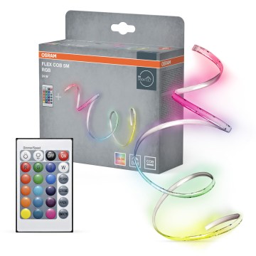 Osram - LED RGBW traka s možností prigušivanja FLEX COB 5m LED/24W/230V 2700-6500K + daljinski upravljač