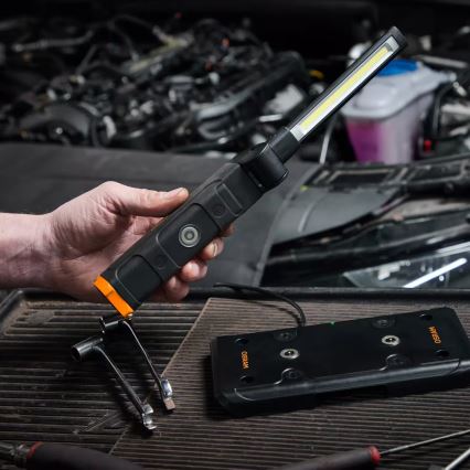 Osram - punjiva LED svjetiljka s prigušavanjem LEDINSPECT WIRE-FREE SLIM 600 LED/5W/3,7V IP54