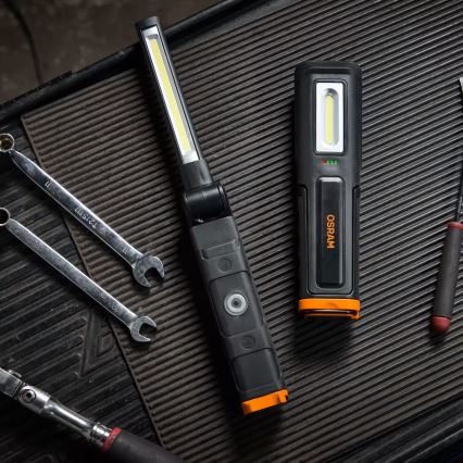 Osram - punjiva LED svjetiljka s prigušavanjem LEDINSPECT WIRE-FREE SLIM 600 LED/5W/3,7V IP54