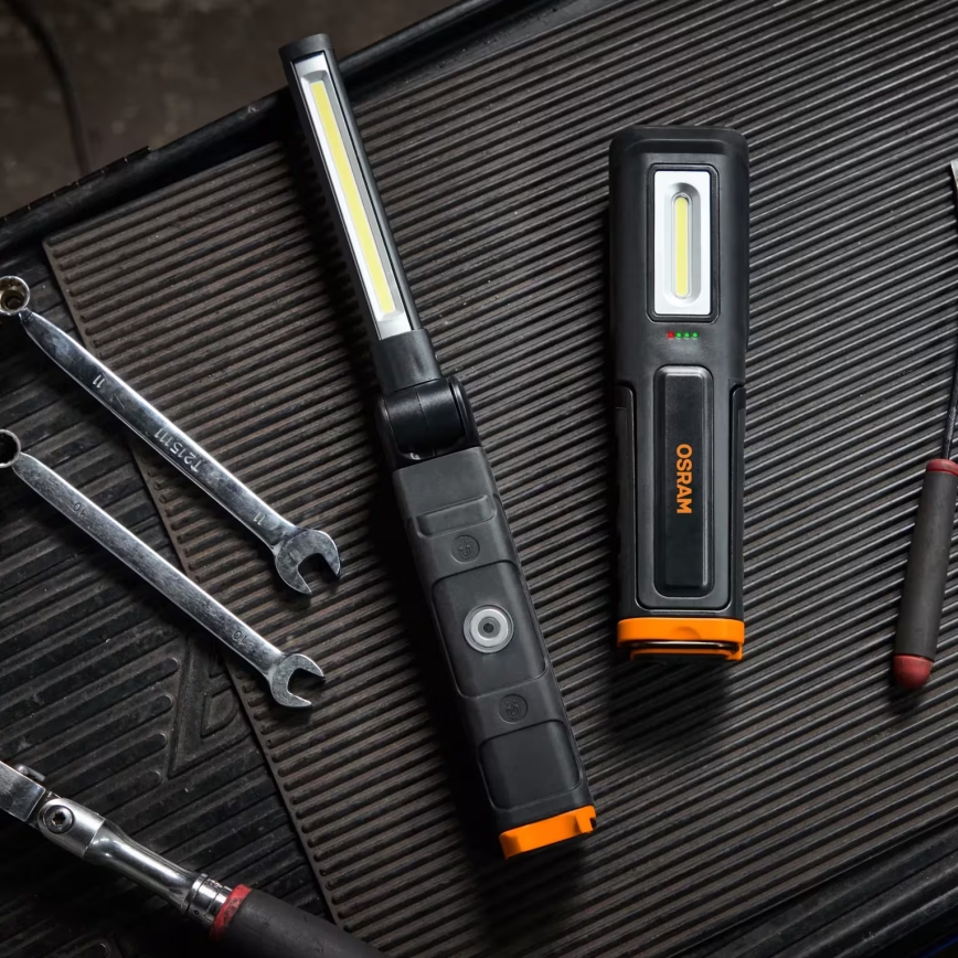 Osram - punjiva LED svjetiljka s prigušavanjem LEDINSPECT WIRE-FREE SLIM 600 LED/5W/3,7V IP54