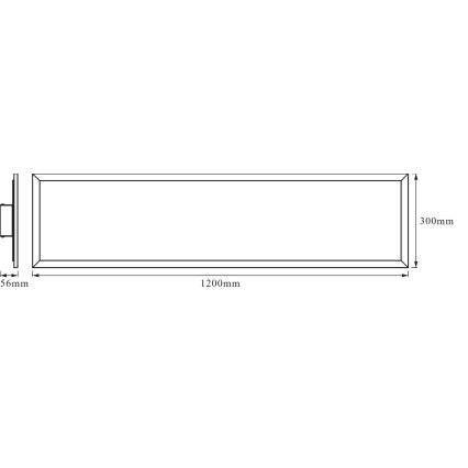 Osram - LED Prigušivo stropno svjetilo SMART+ PLANON LED/36W/230V 120x30 cm 3000-6500K Wi-Fi