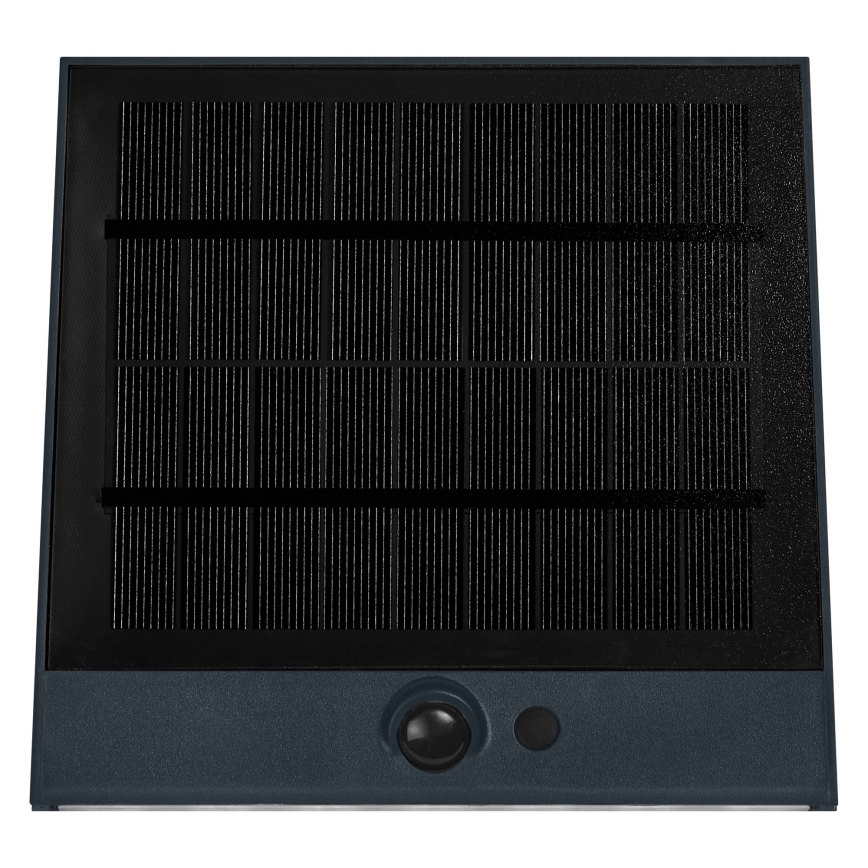 Osram - LED solarna zidna svjetiljka sa senzorom ENDURA STYLE LED/10,2W/4,2V 2000 mAh IP54 antracitna