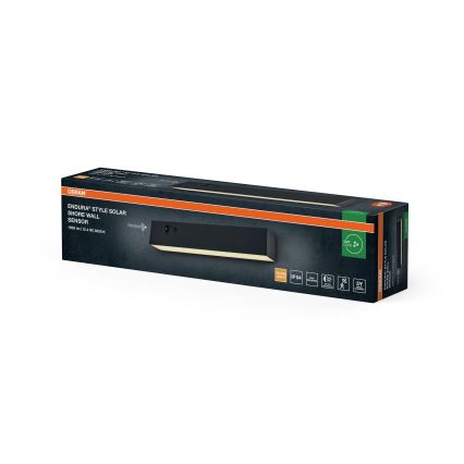 Osram - LED solarna zidna svjetiljka s senzorom ENDURA STYLE LED/12,4W/4,2V 2000 mAh IP54 antracit