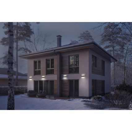 Osram - LED prigušivo solarno zidno svjetlo ENDURA STYLE LED/7,1W/4,2V 2000 mAh IP44 antracit