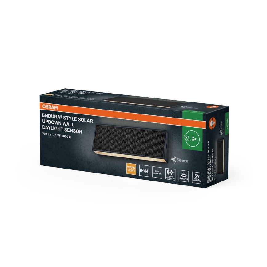Osram - LED prigušivo solarno zidno svjetlo ENDURA STYLE LED/7,1W/4,2V 2000 mAh IP44 antracit
