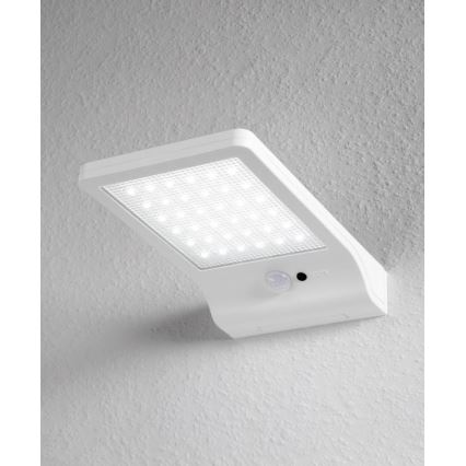 Osram - LED solarna zidna svjetiljka s senzorom DOORLED LED/3W/3,3V 2000 mAh IP44 bijela