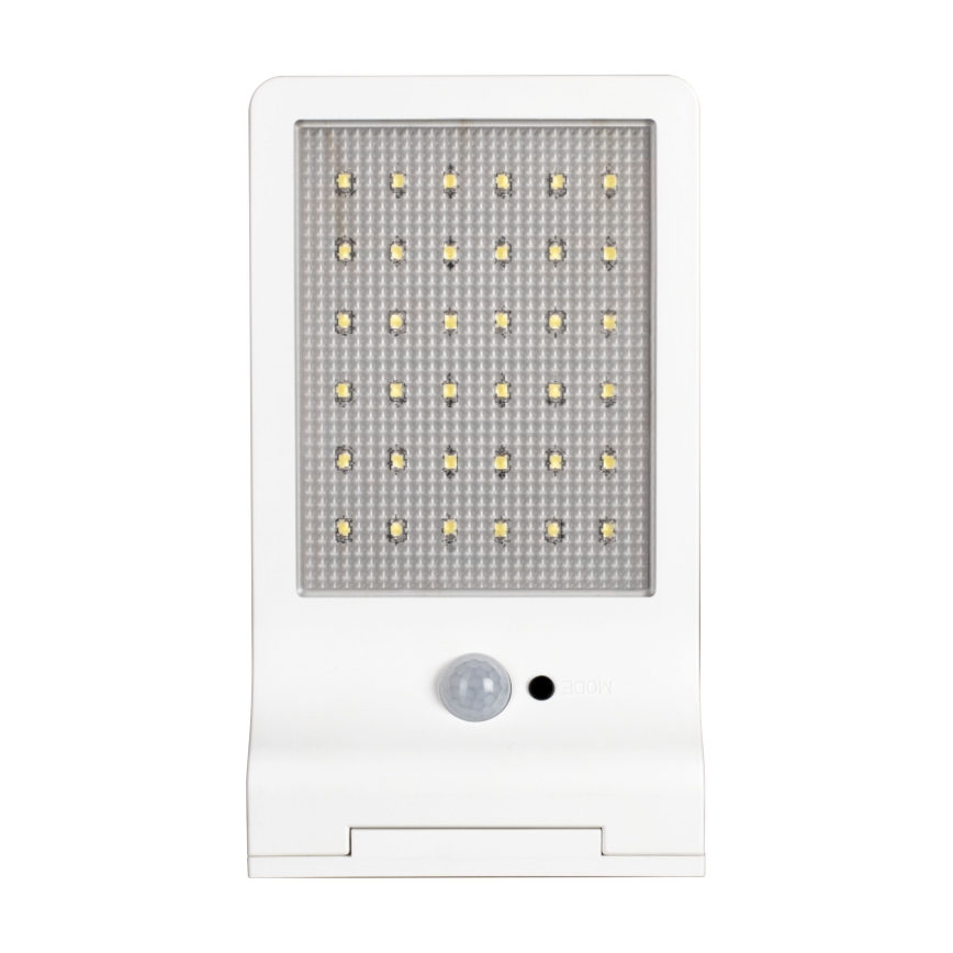 Osram - LED solarna zidna svjetiljka s senzorom DOORLED LED/3W/3,3V 2000 mAh IP44 bijela
