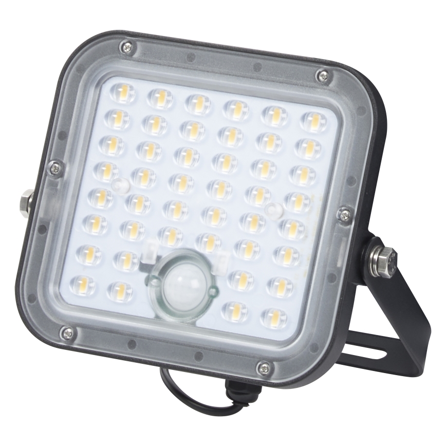 Osram - LED solarni reflektor s mogućnošću prigušivanja i senzorom ENDURA LED/10W/4,2V 4000K IP65 crni + s daljinskim upravljačem