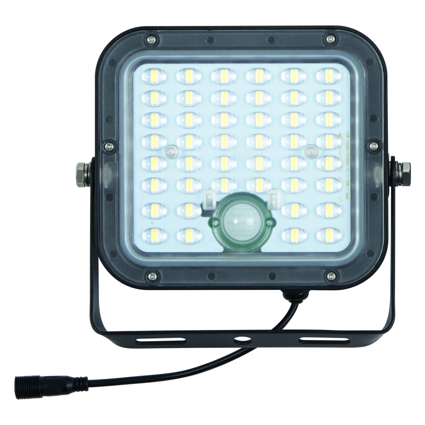 Osram - LED solarni reflektor s mogućnošću prigušivanja i senzorom ENDURA LED/10W/4,2V 4000K IP65 crni + s daljinskim upravljačem
