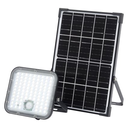 Osram - LED solarni reflektor s mogućnošću prigušivanja i senzorom ENDURA LED/30W/6,4V 4000K IP65 crne boje + daljinski upravljač