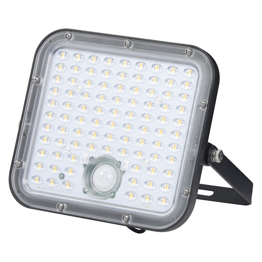 Osram - LED solarni reflektor s mogućnošću prigušivanja i senzorom ENDURA LED/30W/6,4V 4000K IP65 crne boje + daljinski upravljač