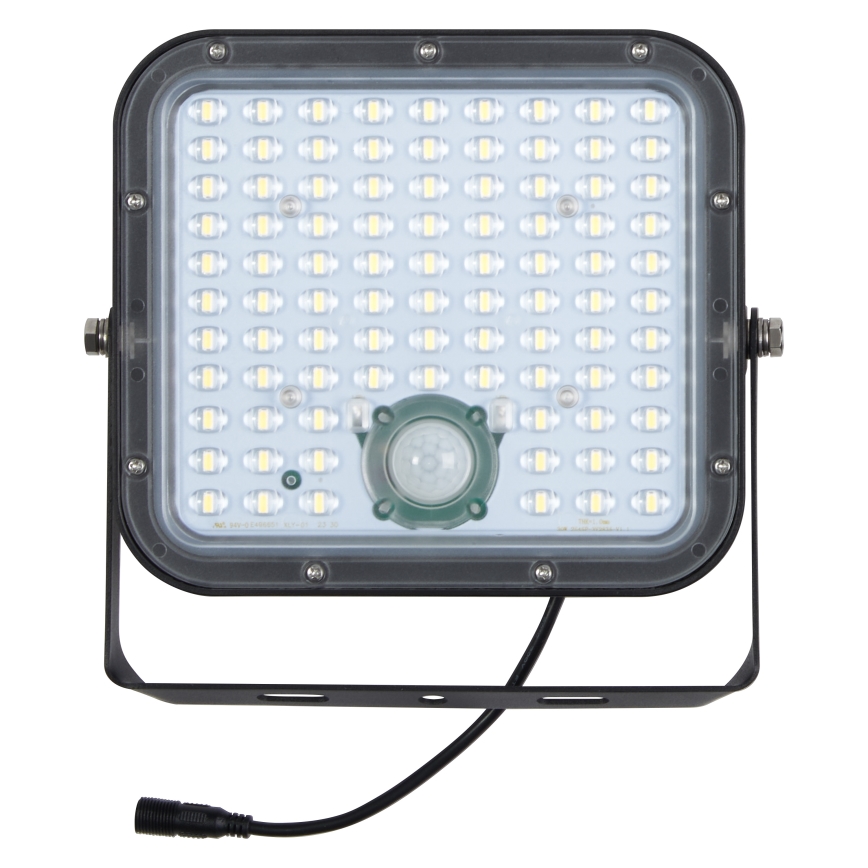 Osram - LED solarni reflektor s mogućnošću prigušivanja i senzorom ENDURA LED/30W/6,4V 4000K IP65 crne boje + daljinski upravljač