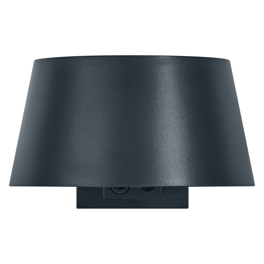 Osram - LED solarna zidna svjetiljka sa senzorom ENDURA STYLE LED/10,1W/4,2V 2000 mAh IP54 antracit