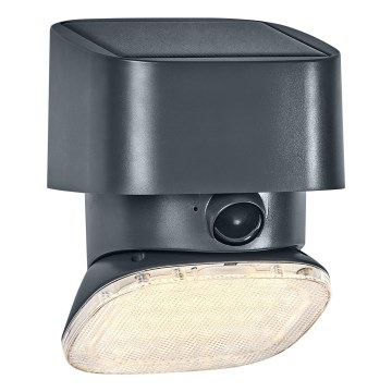Osram - LED solarno zidno svjetlo s senzorom ENDURA STYLE LED/10,3W/4,2V 2000 mAh IP54 antracit