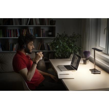 Osram - LED stolna lampa s prigušivanjem OFFICE LINE LED/17W/230V 3000/4000/6500K crna