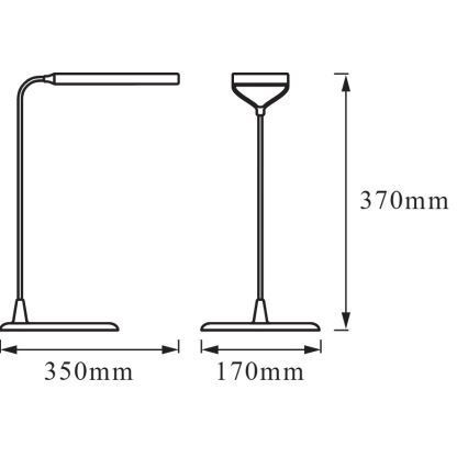Osram - LED stolna lampa PANAN s mogućnošću prigušivanja LED/5W/5V
