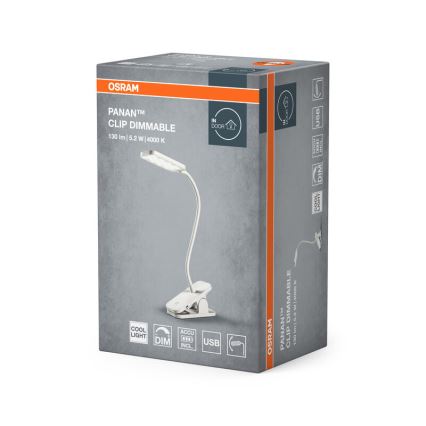 Osram - LED stolna lampa s dodirnim upravljanjem i mogućnošću prigušivanja PANAN LED/5,2W/5V 1200 mAh