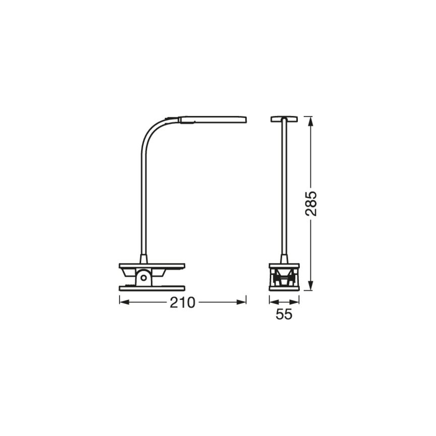 Osram - LED stolna lampa s dodirnim upravljanjem i mogućnošću prigušivanja PANAN LED/5,2W/5V 1200 mAh