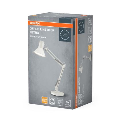 Osram - LED stolna lampa s prigušivanjem OFFICE LINE LED/9W/230V 3000K bijela
