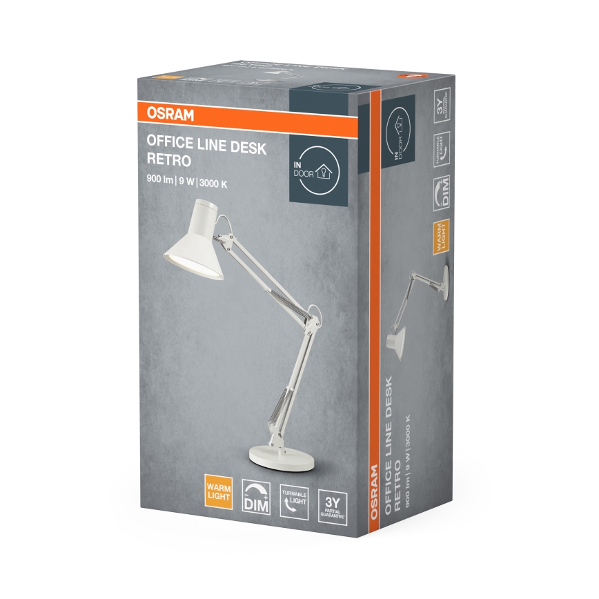 Osram - LED stolna lampa s prigušivanjem OFFICE LINE LED/9W/230V 3000K bijela