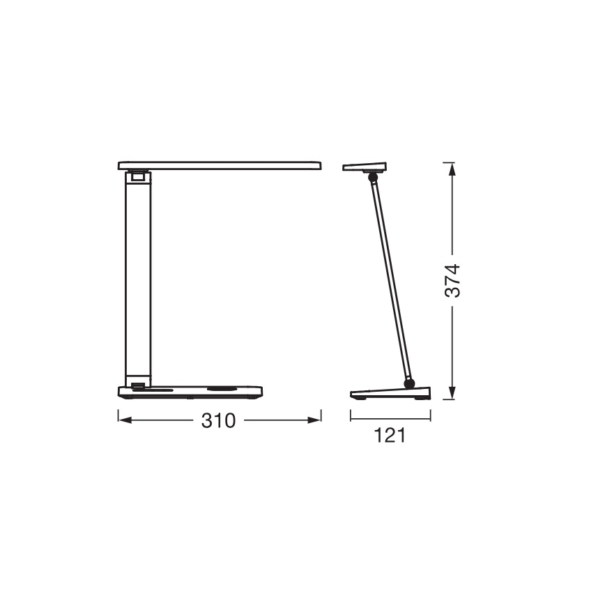 Osram - LED stolna svjetiljka s prigušivanjem OFFICE LINE LED/7W/230V 3000/4000/6500K bijela