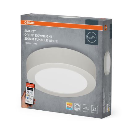 Osram - LED s mogućnošću prigušivanja stropno ugradno svjetlo SMART+ DOWNLIGHT LED/12W/230V prom. 20 cm 3000-6500K Wi-Fi