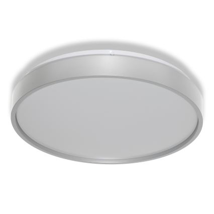 Osram - LED stropna svjetiljka sa senzorom sumraka CEILING LUXO LED/18W/230V Ø 32 cm srebrna