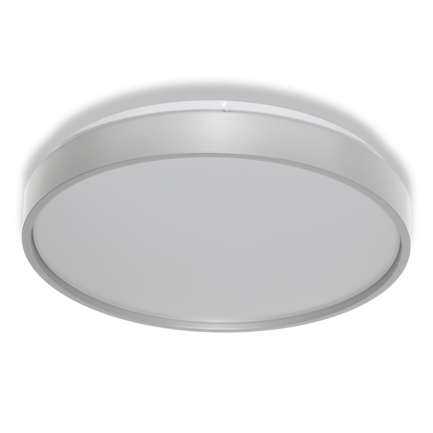 Osram - LED stropna svjetiljka sa senzorom sumraka CEILING LUXO LED/18W/230V Ø 32 cm srebrna