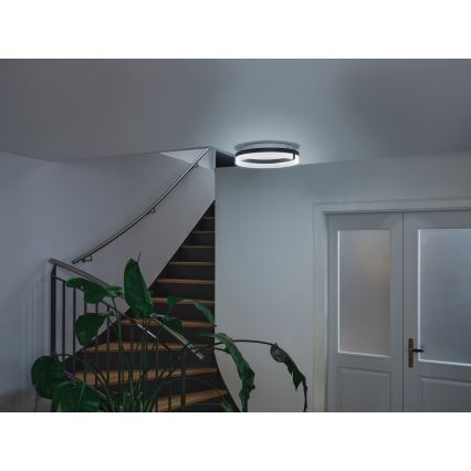 Osram - LED stropna svjetiljka DECOR CIRCLE LED/25W/230V 3000/4000/6500K Ø 40 cm crna/bijela