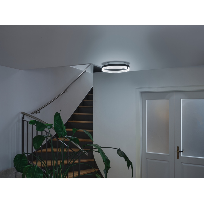 Osram - LED stropna svjetiljka DECOR CIRCLE LED/25W/230V 3000/4000/6500K Ø 40 cm crna/bijela