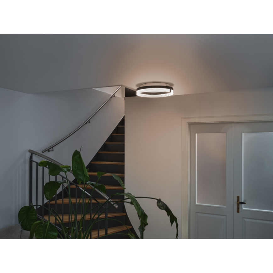 Osram - LED stropna svjetiljka DECOR CIRCLE LED/25W/230V 3000/4000/6500K Ø 40 cm crna/bijela