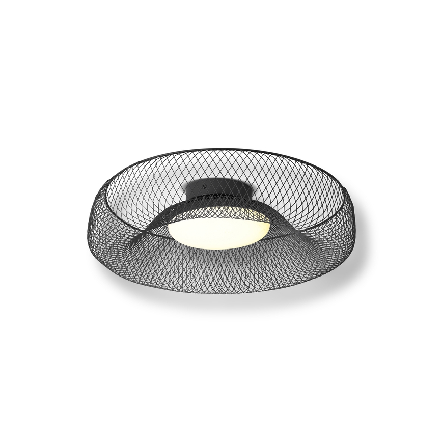 Osram - LED stropna svjetiljka DECOR MESH LED/18,5W/230V Ø 30 cm crna