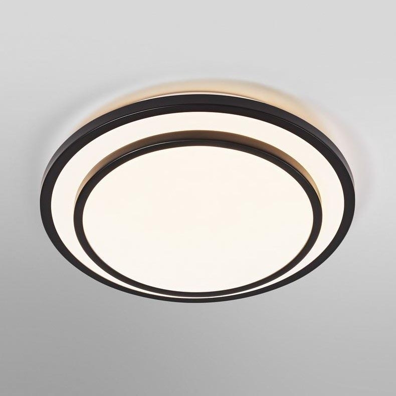 Osram - LED stropna svjetiljka ORBIS BERLIN LED/24W/230V Ø 39 cm crna