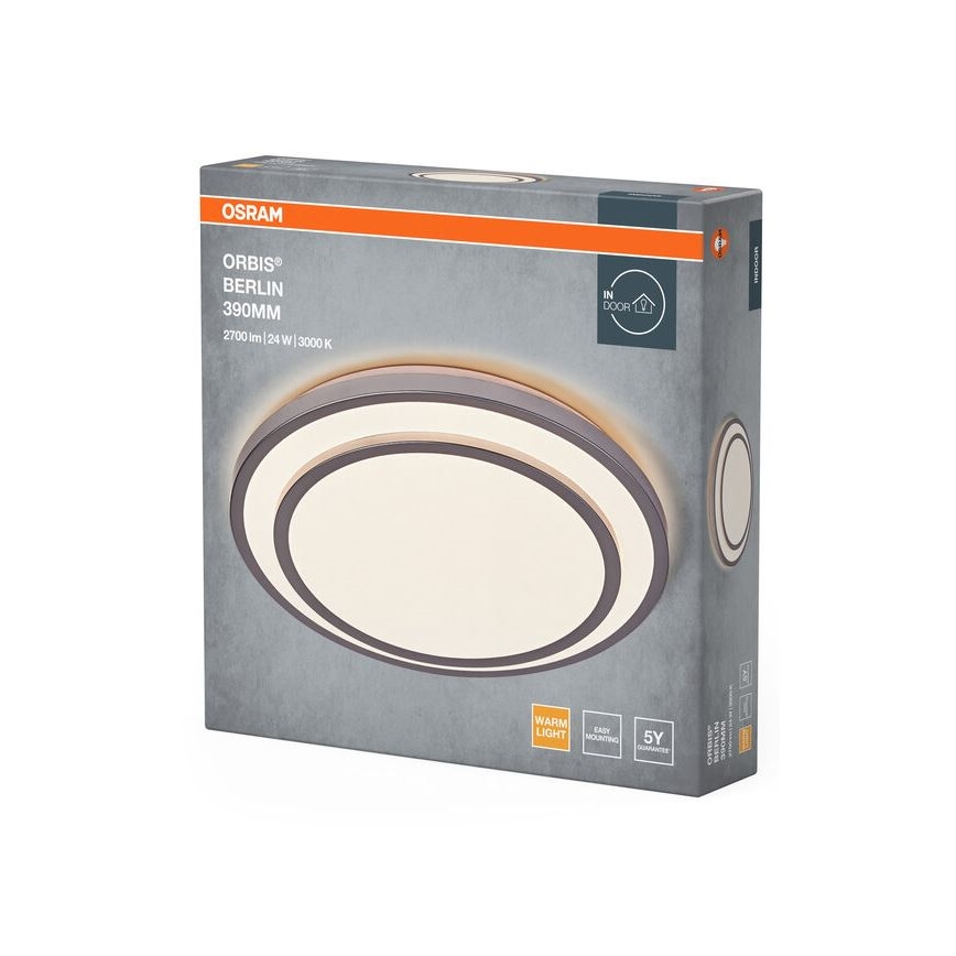 Osram - LED stropna svjetiljka ORBIS BERLIN LED/24W/230V Ø 39 cm