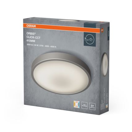 Osram - LED stropno svjetlo ORBIS LED/24W/230V 2700/4000/6500K Ø 41 cm matni krom