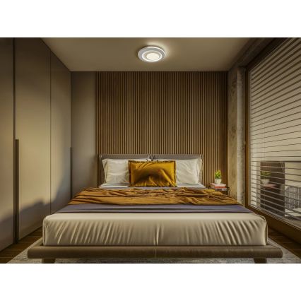 Osram - LED stropna svjetiljka ORBIS SPIRAL LED/27W/230V Ø 40 cm bijela