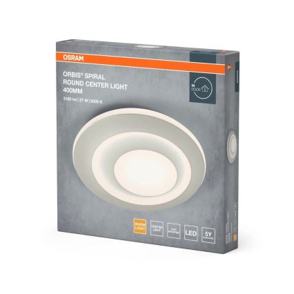 Osram - LED stropna svjetiljka ORBIS SPIRAL LED/27W/230V Ø 40 cm bijela