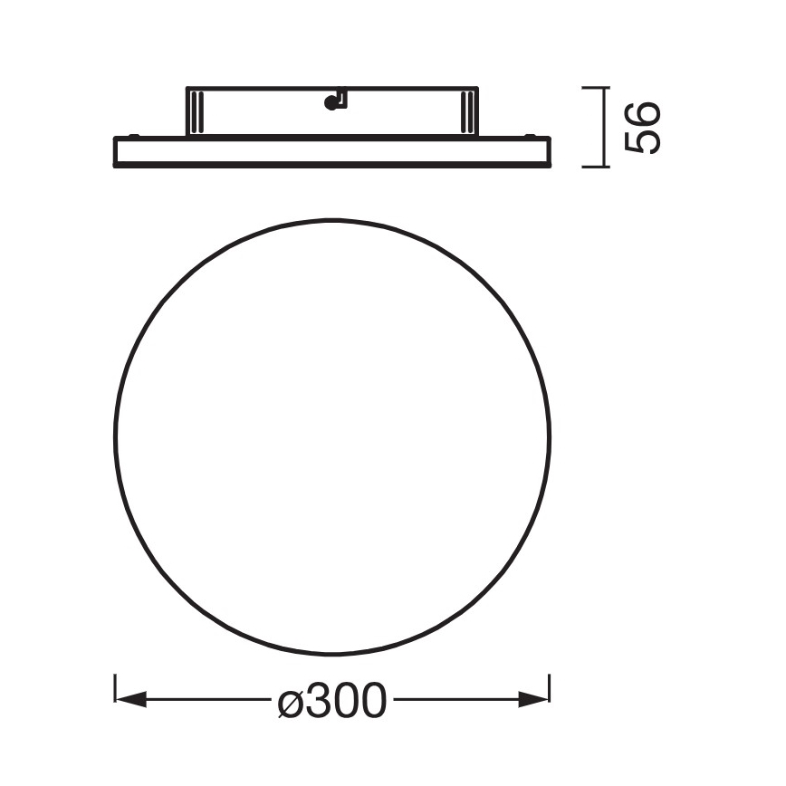 Osram - LED stropna svjetiljka PLANON LED/20W/230V 3000K Ø 30 cm bijela