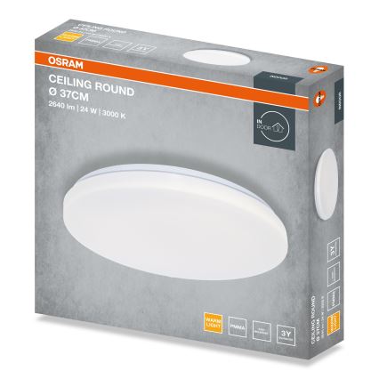 Osram - LED stropna svjetiljka ROUND LED/24W/230V Ø 37 cm