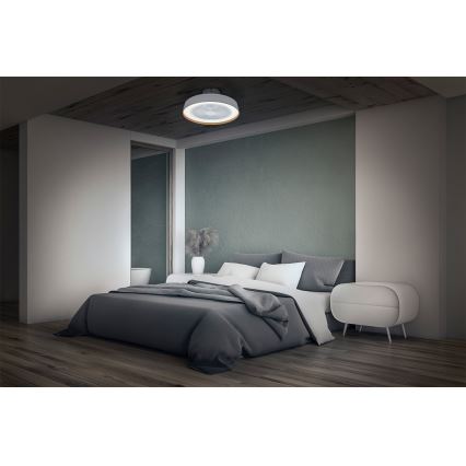 Osram - LED prigušivo stropno svjetlo s ventilatorom CEILING FAN LED/49W/230V 2700-6500K bijelo/zlatno + daljinski upravljač