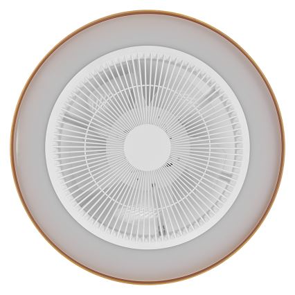 Osram - LED prigušivo stropno svjetlo s ventilatorom CEILING FAN LED/49W/230V 2700-6500K bijelo/zlatno + daljinski upravljač