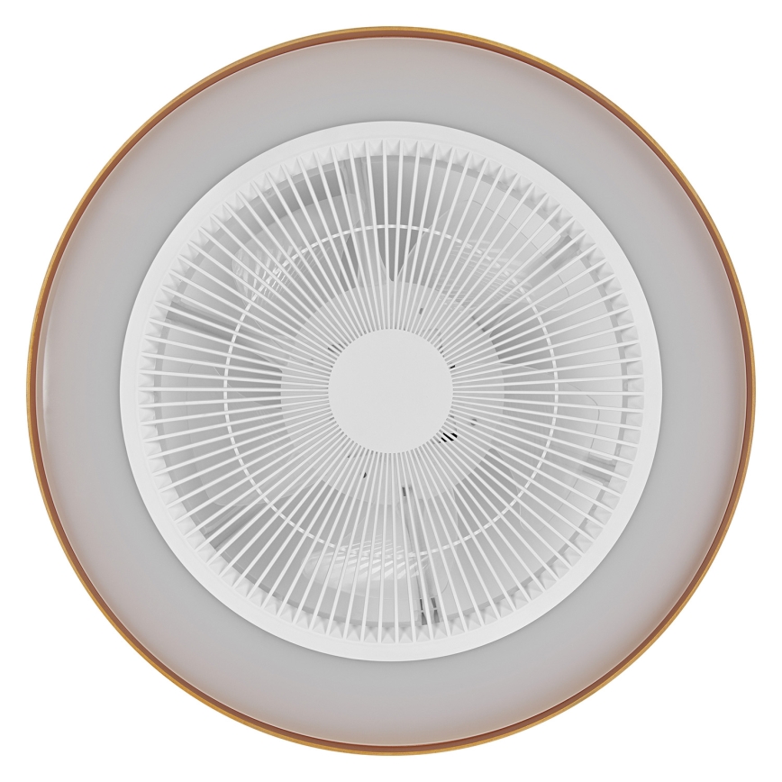 Osram - LED prigušivo stropno svjetlo s ventilatorom CEILING FAN LED/49W/230V 2700-6500K bijelo/zlatno + daljinski upravljač