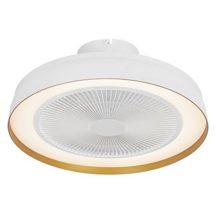 Osram - LED prigušivo stropno svjetlo s ventilatorom CEILING FAN LED/49W/230V 2700-6500K bijelo/zlatno + daljinski upravljač
