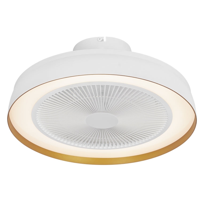 Osram - LED prigušivo stropno svjetlo s ventilatorom CEILING FAN LED/49W/230V 2700-6500K bijelo/zlatno + daljinski upravljač
