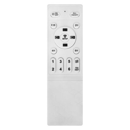 Osram - LED prigušivo stropno svjetlo s ventilatorom LED/55W/230V 3000-6500K bijela + daljinski upravljač