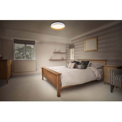 Osram - Prigušivo LED stropno svjetlo ORBIS LIVIA LED/16W/230V pr. 30 cm bijelo/smeđe
