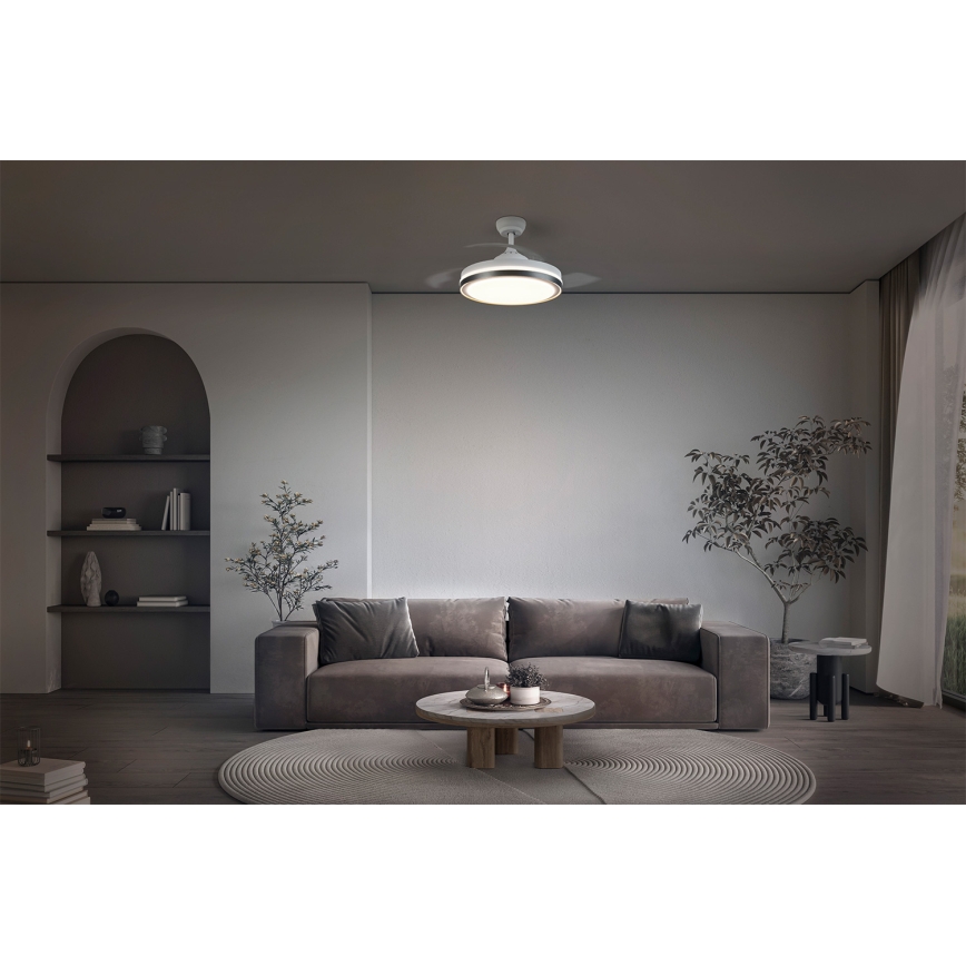 Osram - LED stropno svjetlo s ventilatorom CEILING FAN LED/66W/230V 3000/4000/6500K bijela + daljinski upravljač