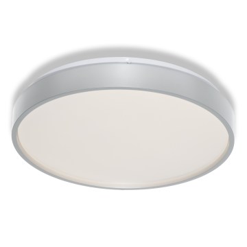 Osram - LED stropna svjetiljka sa senzorom sumraka CEILING LUXO LED/18W/230V Ø 32 cm srebrna