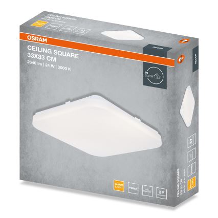 Osram - LED stropna svjetiljka SQUARE LED/24W/230V 33x33 cm