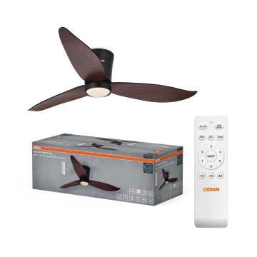 Osram - LED stropni ventilator FOHN s mogućnošću prigušivanja LED/18W/230V 3000/4000/6500K + daljinski upravljač